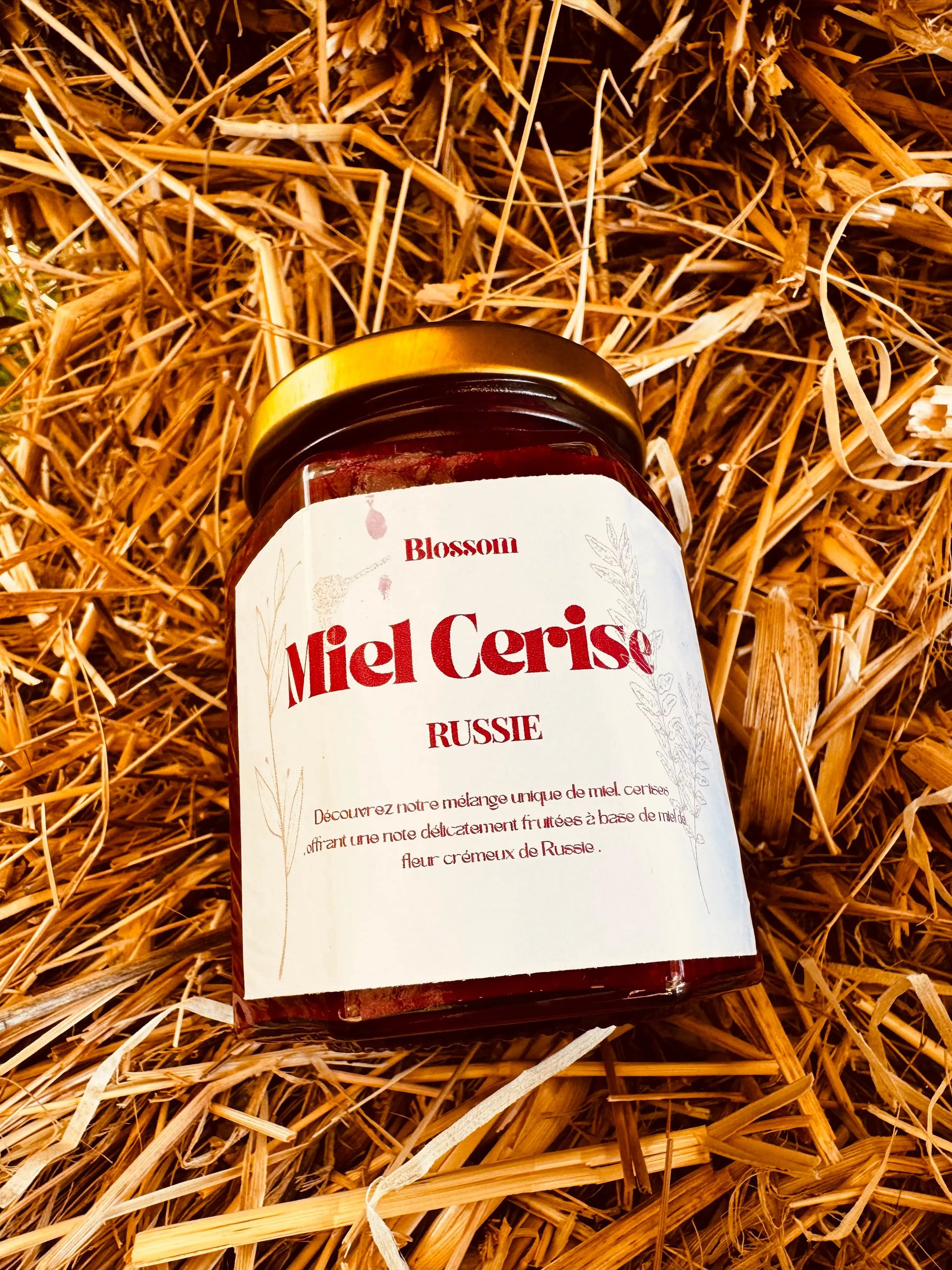 Miel Aromatisé Cerise 🍒 – Une douceur fruitée BLOSSOM HIDADJESS