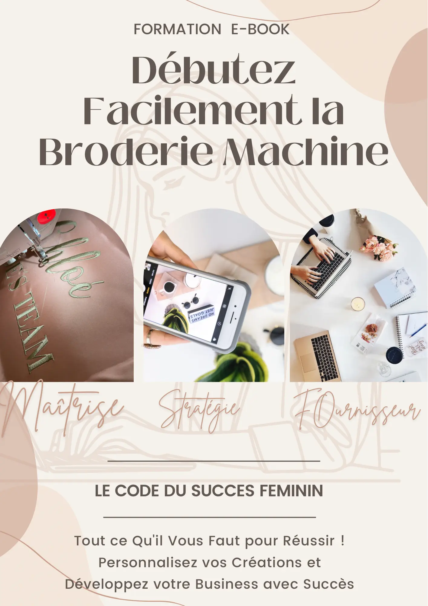 Ta Formation Complète en Broderie Machine BLOSSOM HIDADJESS