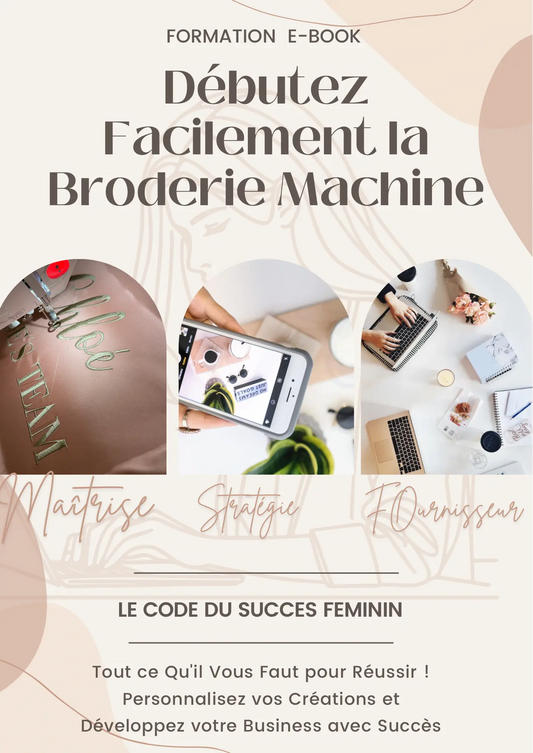 Ta Formation Complète en Broderie Machine BLOSSOM HIDADJESS