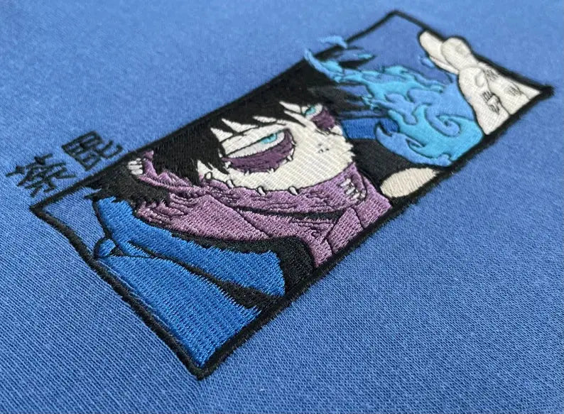 sweat-shirt Brodé Dabi MHA animé BLOSSOM HIDADJESS